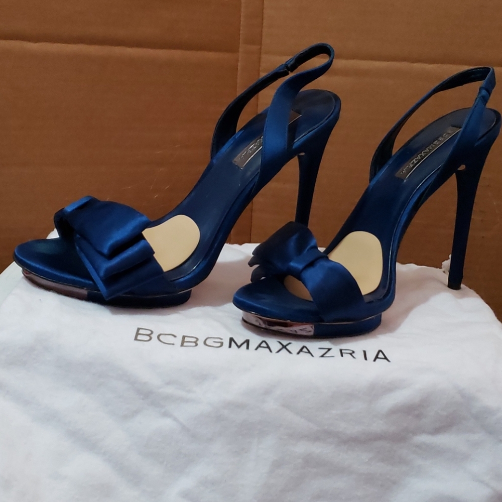 BCBG Maxazria Blue Sling-Pump Shoe
